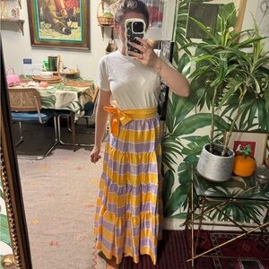 Olivia Rubin Stripe Maxi Skirt